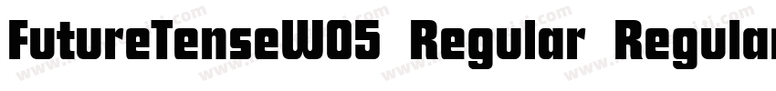 FutureTenseW05 Regular Regular字体转换